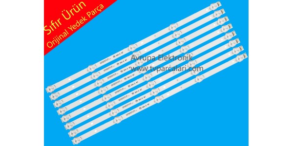 TELENOVA 55S8001 Led bar, TH-LD50WE9, LDS-5088FHD, CC02500D445V05, YS-L E479275, Panel ledleri